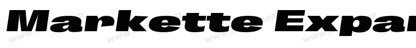 Markette ExpandedIta字体转换